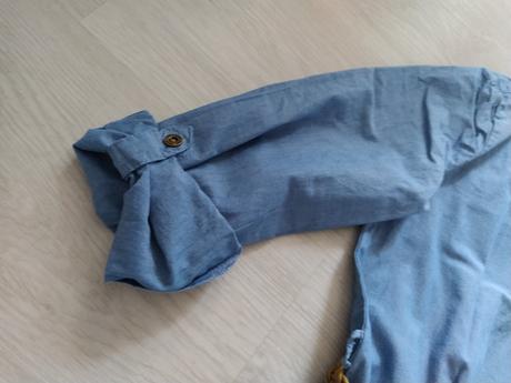 Riflové šaty.9-10 rokov, h&m,140