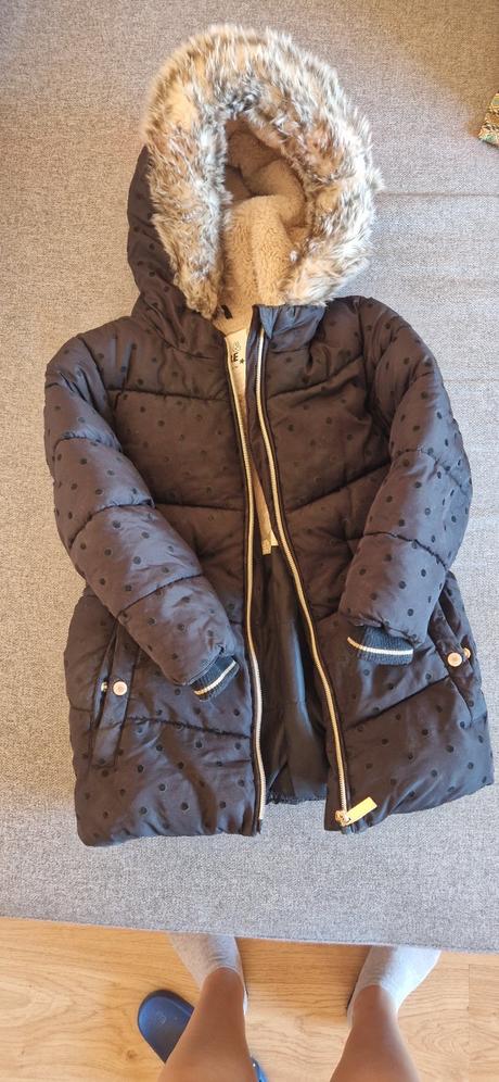 Zimná bunda kabát dievčenský 110, f&f,110