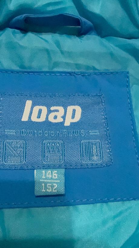 Chlapčenská lyžiarska bunda s kapucňou loap fullsa, loap,146