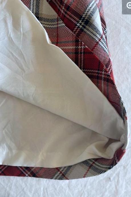 H&m káro sukňa vel.44/l-xl, h&m,44 / l / xl