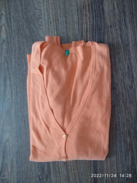 Svetrik predlzeny, benetton,m