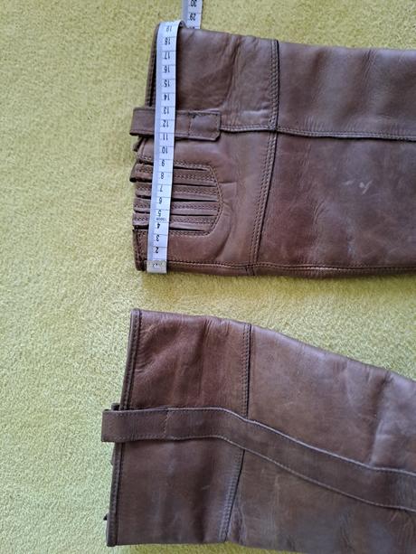 Hnedé kožené čižmy veľkosť 39, 39