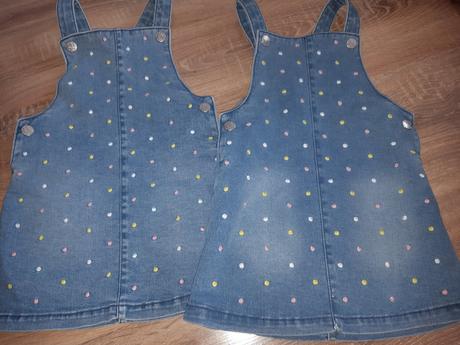 Riflová sukňa (fandf) - veľkosť 86, f&f,86