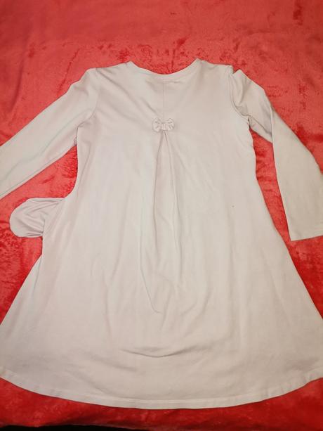 Rozšírené šaty s mašľou a vreckami, 152