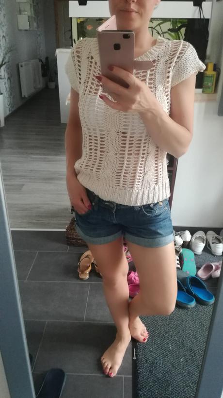 Velmi pekny pleteny top znacky atmosphere, atmosphere,m