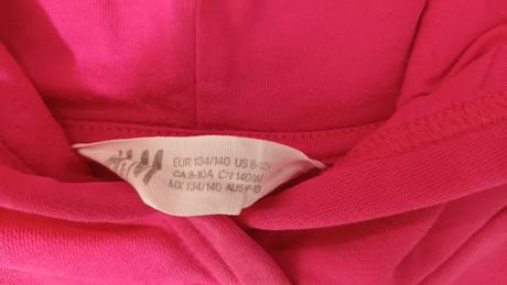 Mikina s jednorožcom, veľkosť 134 cm., h&m,134