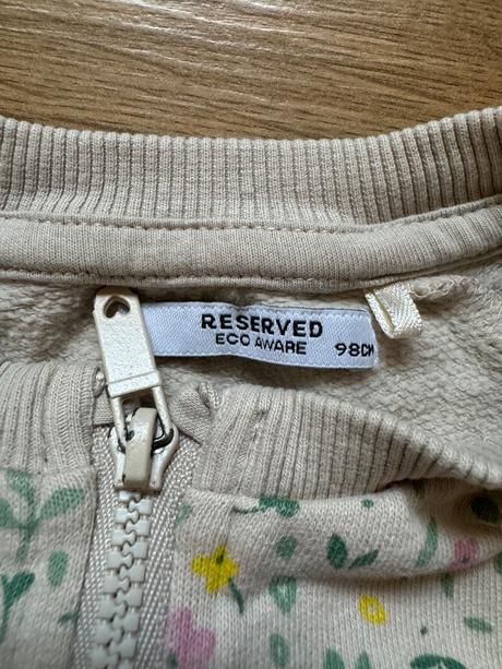 Mikina so zipsom reserved 98, reserved,98