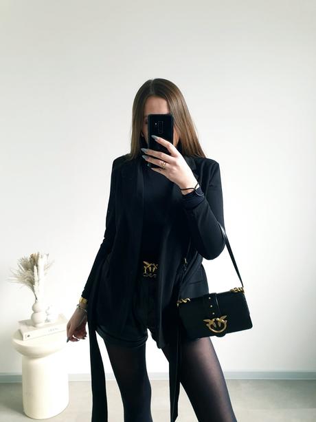 Čierne sako asos s/m, s