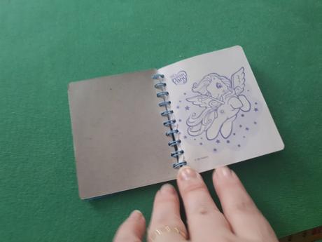 Mini zapisnicek pony jednorozec,