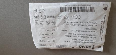 Cievka na dojcenie pre novorodencov cn-01,