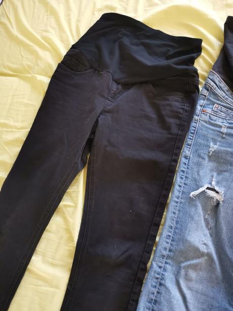 Tehotenské rifle, denim,s