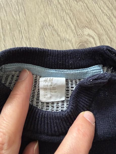 Vianočný svetrik, h&m,74