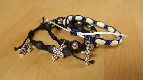 Ruženec desiatok - náramok, 