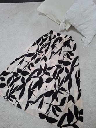 Maxi sukna bezova dlha, xl