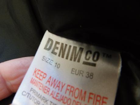 Zateplená vesta s/m, denim co,38