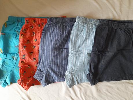 5x pánske trenírky, c&a,xxl