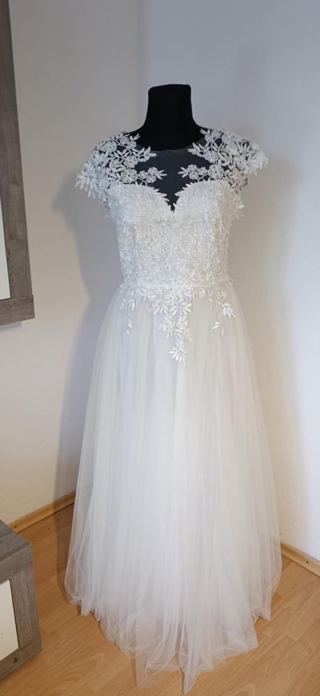 Svadobné šaty veľkosť 40, l