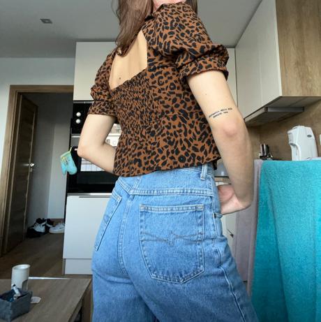 Dámsky tigrovaný top, s