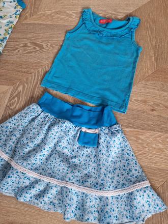 Sukňa s tričkom, 122