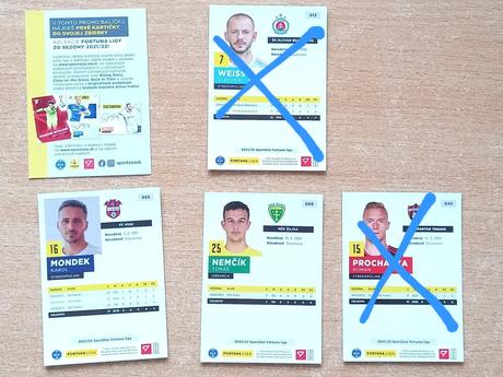 Weiss vladimír futbalové kartičky 2021,