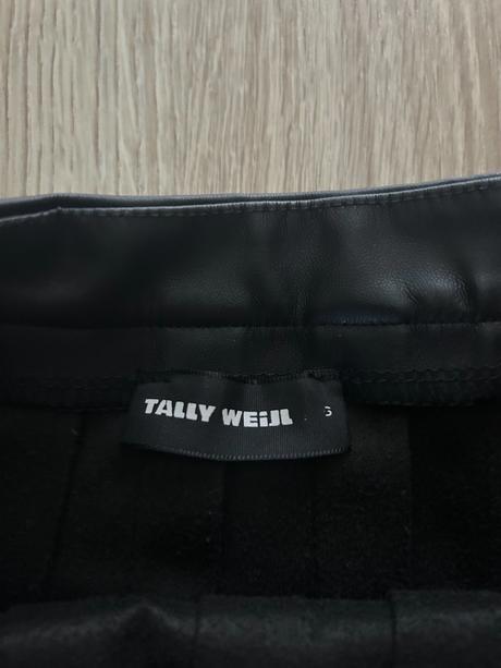 Štýlová plisovaná koženková sukňa tally weijl, tally weijl,s