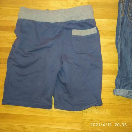Kratke zanovné bavlnené nohavice v.122/128,2e/ks, 128