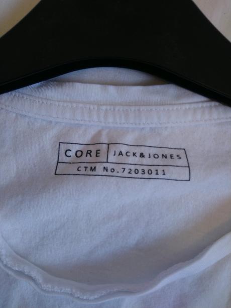 Pánske tričko s farebným nápisom, jack&jones, m, m