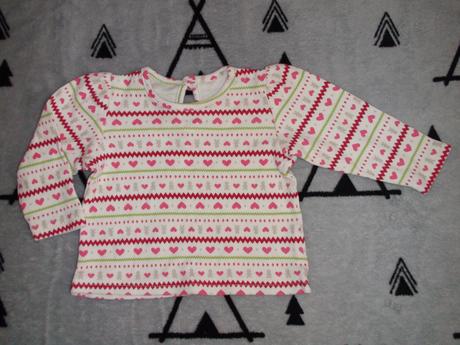 Vianočné bavlnené tričko perník-srdiečko veľ.62, 62