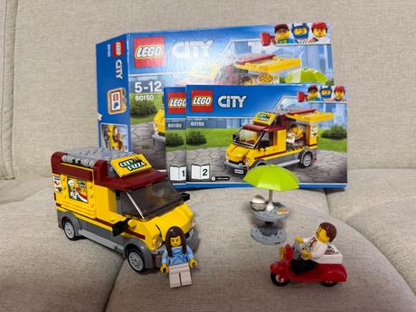 Lego city 60150 pizza van dodávka s pizzou,