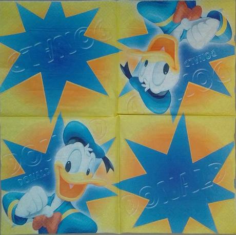 Servítka káčer donald 4ks (s349), 