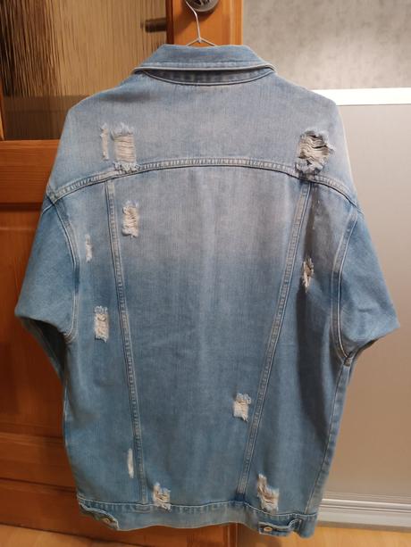 Predĺžená rifľová bunda, m