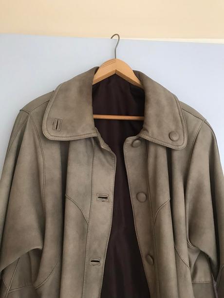 Kožené zateplené paleto, xl