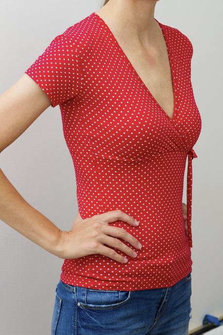 Bodkovane tricko, xl