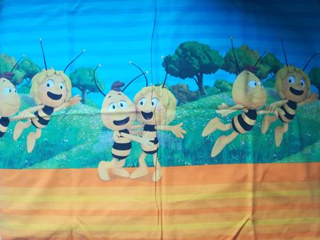 Posteľné prádlo do detskej postieľky včielka maja, šírka (cm): 85,dĺžka (cm): 130