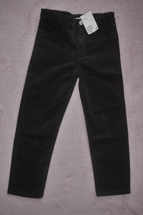 Menčestrové nohavice, h&m,128