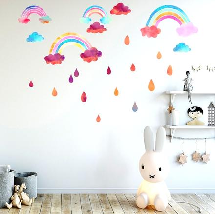 Nálepka na stenu - dúha, 