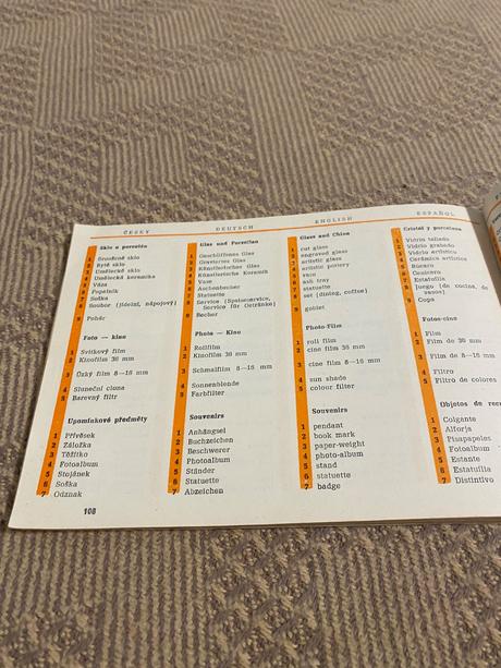 Starý retro slovník mluvíme s cizinci 1982, 