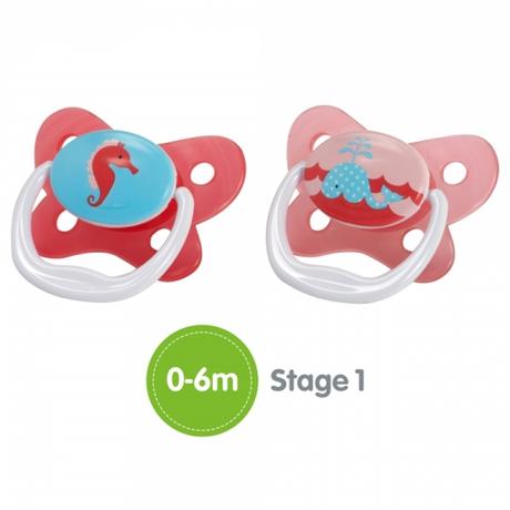 Ortodonický cumlík prevent i 0-6 mes. 2 ks, 