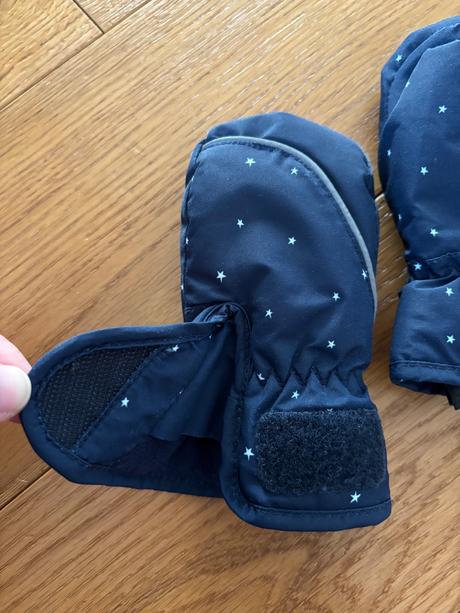 Detske hrube rukavicky, h&m,74