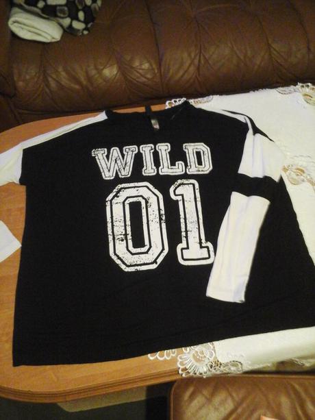 Bielocierne tricko, l