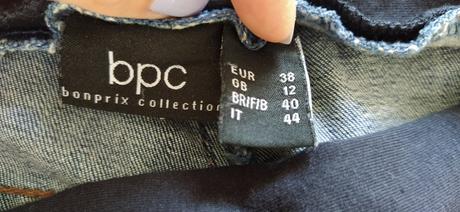 Tehotenské rifle, bonprix,38