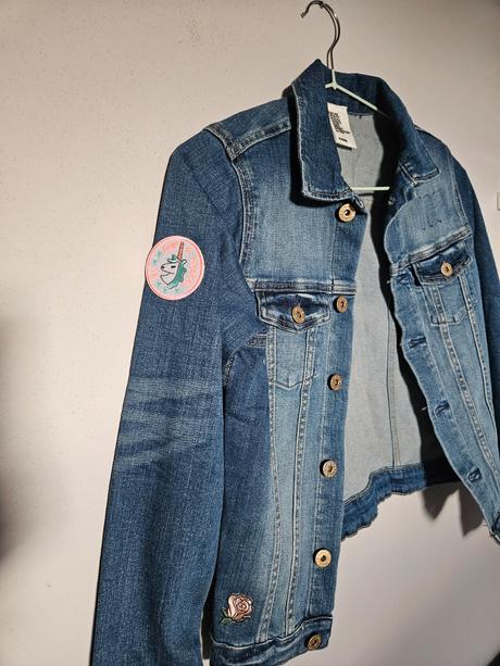 H&m rifľová bunda 146, h&m,146