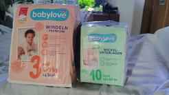 babylove plienky Premium veľ. 3 midi (4-9 kg), 46 ks