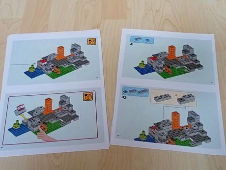 21141 lego minecraft - jaskyňa so zombie, 