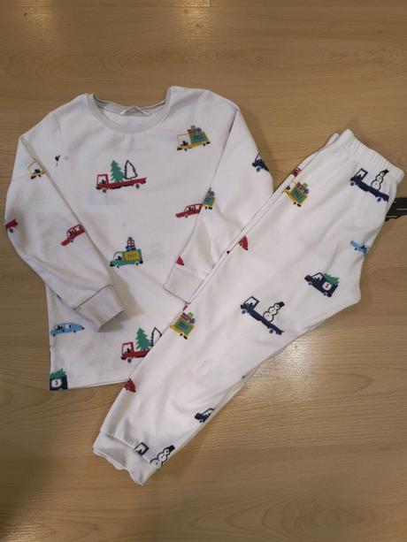 Flísove pyžamo s autami, 122