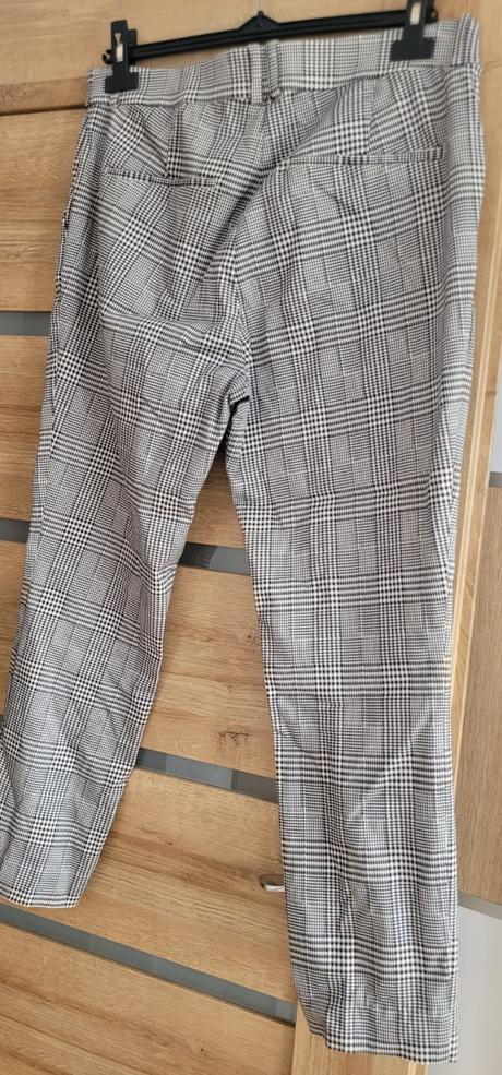 Kárované nohavice, h&m,44