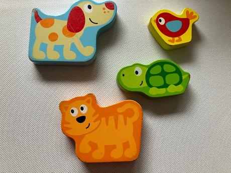 Kartónové kocky so zvierstkami, 