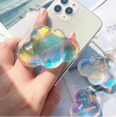 Stojanček a držiak na mobil popsockets, rainbow,