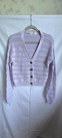 Fialový svetrík, h&m,170