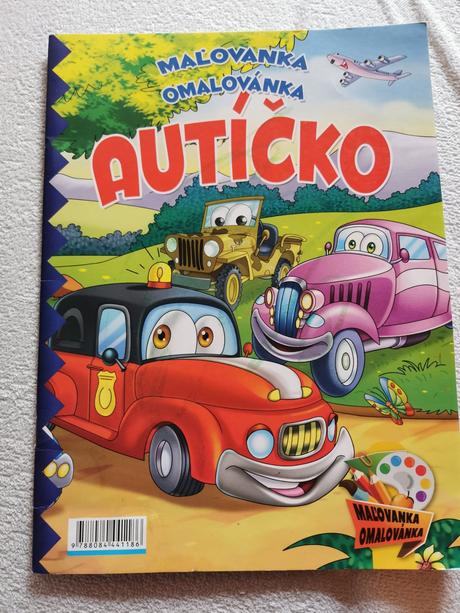 Maľovánka autíčko (dopravné prostriedky), 